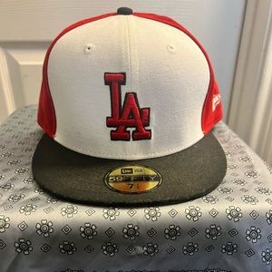 Los Angeles Dodgers Fitted (Red/Black/White